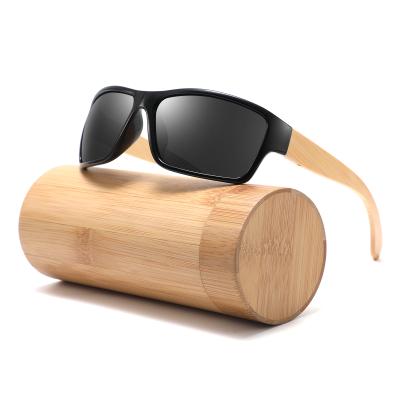 China Simplicity bamboo sports sunglasses gafas de sol polarized sunglasses bulk sale bambu sunglasses in current 2021 for sale