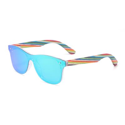 China 2020 Decoration Wholesale Fashionable Bamboo Temple High Custom Colorful Sunglasses for sale