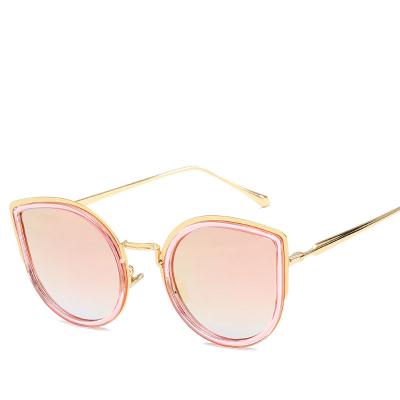 China Wholesale Metal Fashion Sun Visor Sunglasses New Fashion Sun Glasses Lady Sunglasses for sale