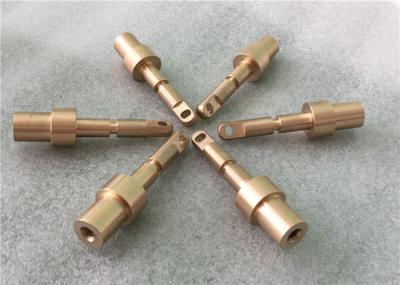 China CNC Precision Metalworking Brass Automobile Parts / Fittings Milling Copper Parts for sale