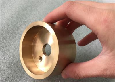 China As peças giradas bronze do CNC para abrigar os encaixes, terminam bronze brilhante componentes feitos à máquina à venda