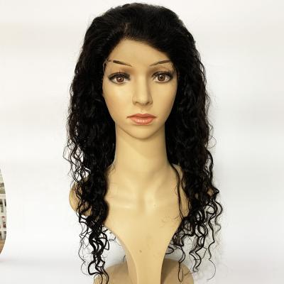 China Wholesale Good Quality Natural Wave Factory Price 20inch 180% Density 5*5 HD High Wave Lace Front Wig for sale