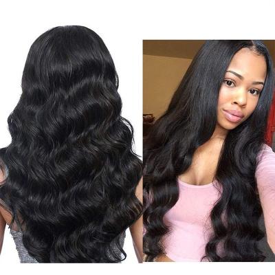 China 13x6 HD 5x5 HD Silky Straight Lace Front Wig Body Wave Lace Front Human Hair Wigs for sale