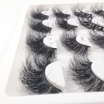 China Natural 3d mink 25mm lasheswholesale vendor mink 25mm eyelash full strip lashes for sale