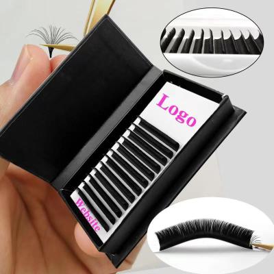 China Quick Seller Thick Easy Volume Eyelash Fan Fan Faux Mink Eyelash Extension Lashextensions for sale