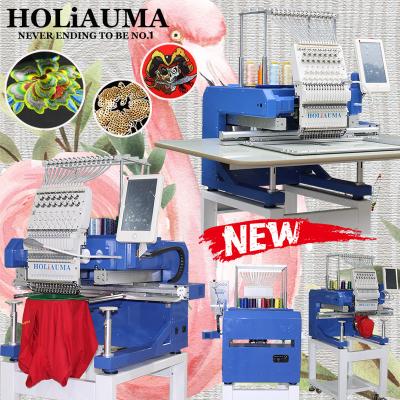 China Top computer embroidery machine HO1501N holiauma hat t-shirt flat embroidery machine for sale like tajima/swf/happy/brot for sale