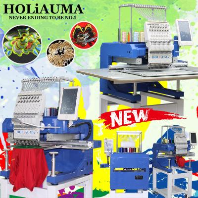 China HOLiAUMA HO1501N single head embroidery machine hot sell 450*650mm hat t-shirt flat 3d computerized embroidery machine f for sale