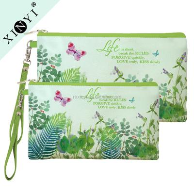 China Fashion ladies fashion to design eco beauty makeup bags pouch 2016 small customized printed promotional cosmetic bag for sale