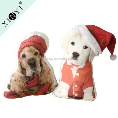 China Wholesale Christmas Anti-Decubitus Cushion Digital Printing Animal Dog Shaped Pillow Custom 3D Pillow Cushion for sale