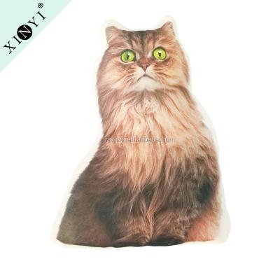 China Wholesale Christmas Decorative High Quality Anti-Decubitus Cushions Home Decor Cute Animal Cat Cushion For Sofa Pillow 3D Digital Print for sale