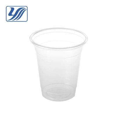 China 12oz Disposable Transparent Clear PP Plastic Cups With Lids for sale