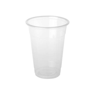 China 16oz PP Disposable Cups Reusable Plastic Bubble Tea Cup for sale