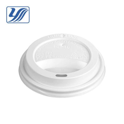 China Disposable 10oz - 16oz One Lid 90mm Disposable Paper Cup Cover for sale