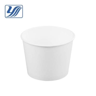 China 10oz 90mm Paper Soup Cup Ice Cream Single Wall Container for sale