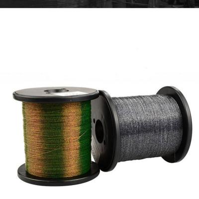 China Dalian soft and strong SKNA colored braided fishing line discolored spot 1000m strong tension nylon linefishing line for sale