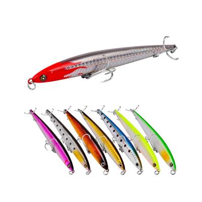 China Plastic Free Samples Manufacture Topwater Fishing Tackle Sinking Minnow Bait Fishing Lures for sale