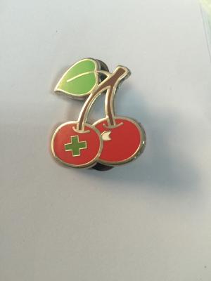 China Soft Enamel Custom Lapel Pin Badges Nickel Plating With One Butterfly Clutch for sale