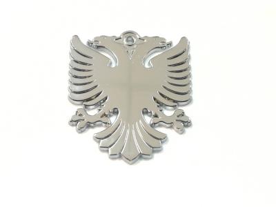 China Chrome Plating Die Struck Soft Enamel Lapel Pins Eagle Shape Zinc Alloy Material for sale