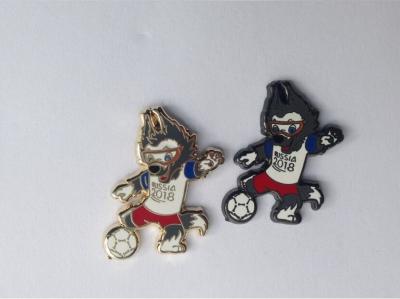 China Custom Russia Sporting Enamel Lapel Pins , Hard Enamel Hockey Pins Badges for sale