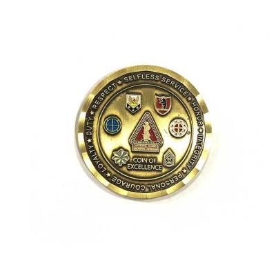 China Die Casting Process Military Challenge Coins / Army Ranger Challenge Coin for sale