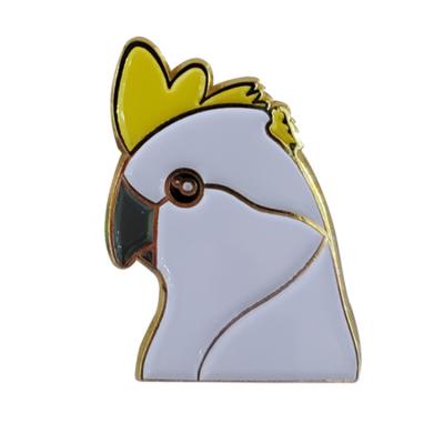 China Customed Gold Plating Soft Enamel Lapel Pins Badges With Cute Chick Shape for sale