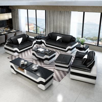 China Latest Design Factory Wholesale Luxury Living Room Sofas Leather For Living Room Sofa Set for sale