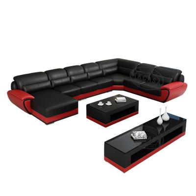 China Sofa Home Furniture General Use and Living Room Sofa Specific Use Sectionals Sectionals Living Room Leather for sale