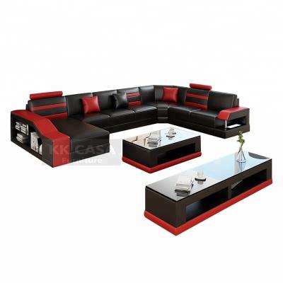 China 2017 Latest Modern Design U Shape Leather Sofa Sectional Sofa for sale