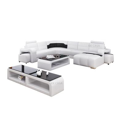 China With Lamp Best Selling Custom Massage Sofa Leather Sofa 7 Seater Sofa Set Sectionals Corner Sofas for sale