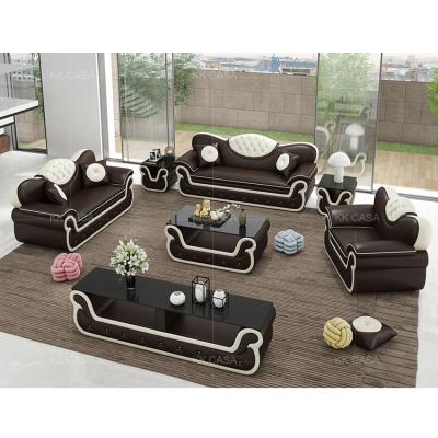 China With lamp factory wholesale leather sofa sets brown and white leather sofa set for living room 123 fabric sectional sofa sets for sale