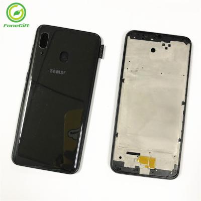 China Plastic Housing Carcasa for Samsung A20 Battery Door Tapa trasera for Samsung A20 for sale