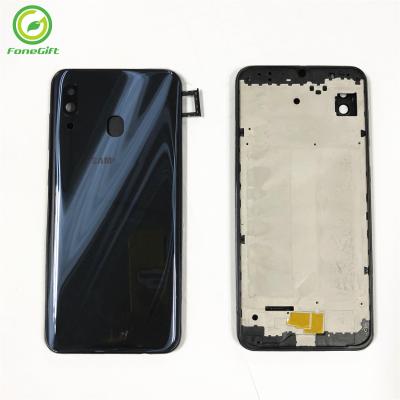 China Plastic+metal+glass Housing Carcasa For Samsung A30 Full Back Cover For Samsung A30 for sale