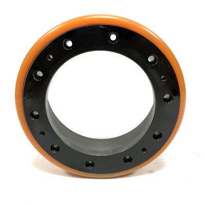 China Industry Factory Price High Wear Resistant Polyurethane Electric Forklift Drive Wheels for sale