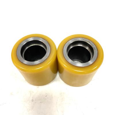 China Factory Price Durable Polyurethane Coated Forklift Electric Parts Load Wheels for sale