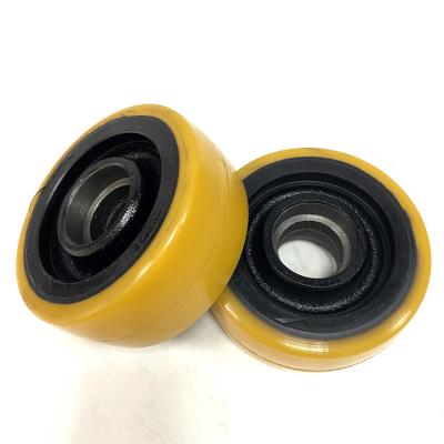 China Industry Forklift Polyurethane Wheel Forklift Wheels For Pallet Truck for sale