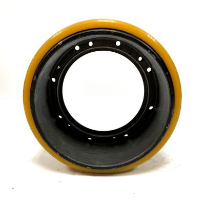 China Industry Custom Reliable Long Time Heavy Duty Electric Forklift PU Forklift Drive /Traction Wheels for sale