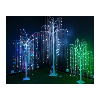 China Street Decoration Willow Lighting Online Store Hot Selling Led Holiday Party Lights Christmas Tree Light Smart Willow Lighting for sale