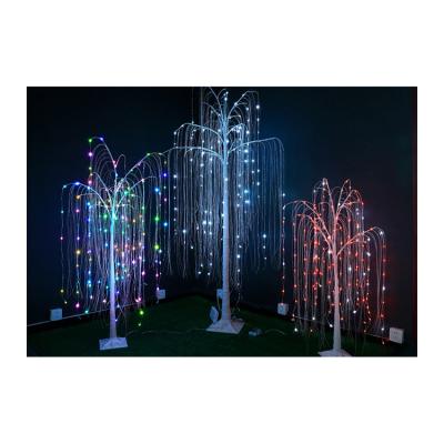 China Street Decoration Willow Lighting China Supplier USB Integrated Controller 32 Keys LED Willow Lighting Smart Christmas Tree Lights for sale