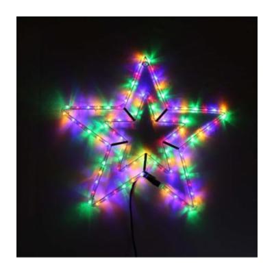 China Hot sale online STAR shop decoration waterproof carving pattern five-pointed star led lights for sale