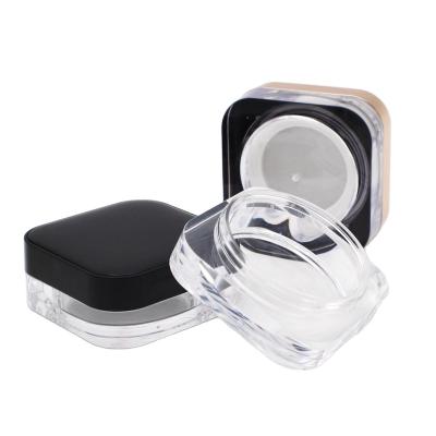 China Customized High Quality Luxury Square Loose Powder Container for sale