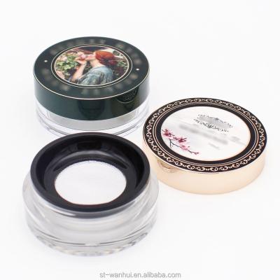 China Customized Luxury Round Private Label High Quality Loose Powder Container for sale