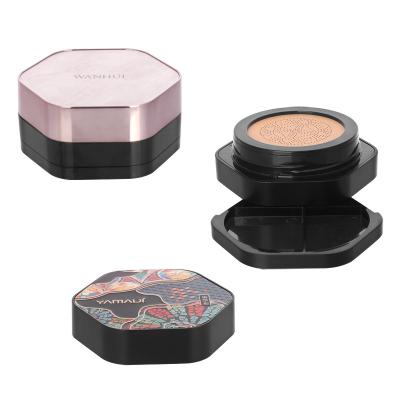 China WH-F198 Recyclable Compact Air Cushion BB Cream Container Plastic Powder Case for sale