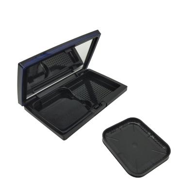 China Y02 Aseptic Rooms Two Parts Plastic Detachable Square Makeup Compact Case for sale