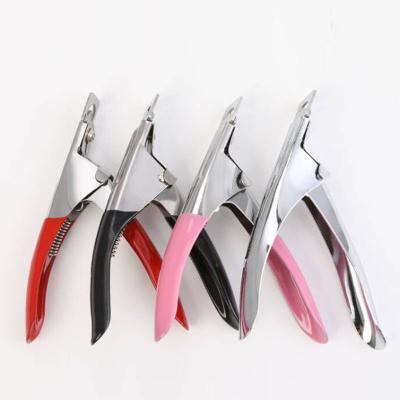 China Durable Professional U-shaped French Clippers Clipper Extension Nail Style Tools Acrylic Nail Art Nails for sale