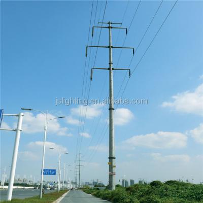 China High Voltage Electric Power Transmission Galvanized Steel Single Pole Antenna Tower BD-T001 for sale