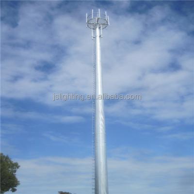 China STREET Transmission Line Single Pole Tower Steel Wire Pole in 40m Height for sale