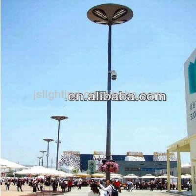 China 25m 30m 35m 40m aluminum high mast lighting pole, high mast lighting tower with LED lights for sale