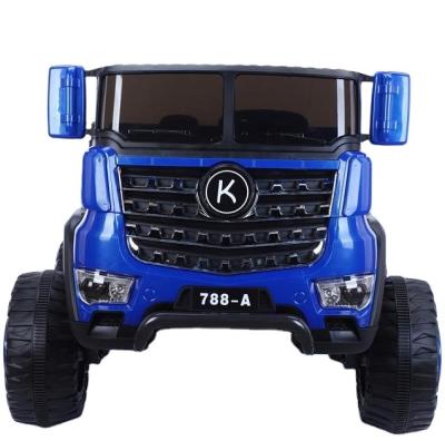 China Toy Factory Wholesale Truck Style 12v Ride On Electric Car Kids Ride On Car With Tilt Bucket for sale