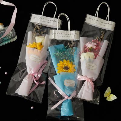 China Soap JSF-005 Valentine's Day Gift Soap Sunflower Flower Dried Babysbreath Soap Flower For Valentine's Day Flower Bouquet for sale