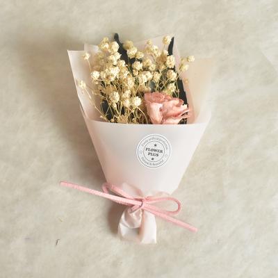 China Real Dried Flower JDFG-32 Dried Gifts Dried Small Dried Flower Flower Bouquet For Valentine's Day Gift for sale